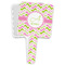 Pink & Green Geometric Hand Mirror (Personalized)