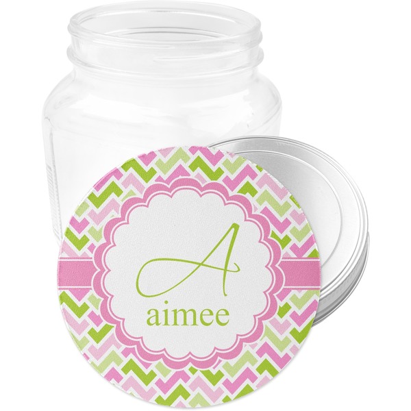 Pink & Green Geometric Jar Opener - Main