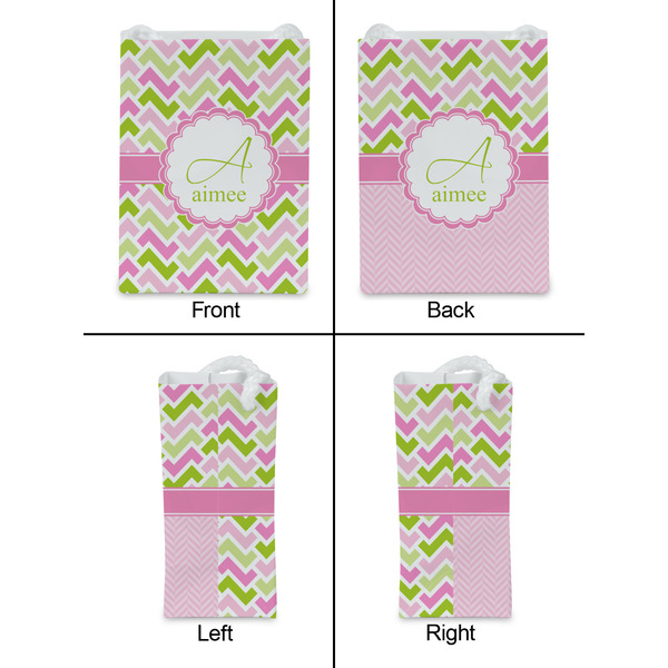 Pink & Green Geometric Jewelry Gift Bag - Gloss - Approval