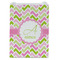 Pink & Green Geometric Jewelry Gift Bag - Gloss - Front