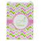 Pink & Green Geometric Jewelry Gift Bag - Matte - Front