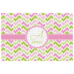 Pink & Green Geometric Jigsaw Puzzle - 1000-piece (Personalized)