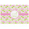 Pink & Green Geometric Jigsaw Puzzle 1014 Piece - Front