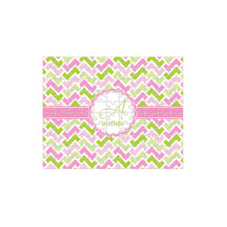 Pink & Green Geometric 110 pc Jigsaw Puzzle (Personalized)