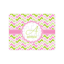 Pink & Green Geometric 30 pc Jigsaw Puzzle (Personalized)
