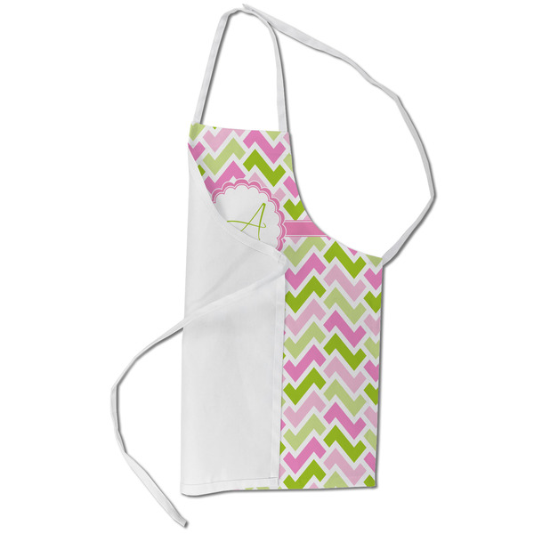 Pink & Green Geometric Kid's Aprons - Small - Main