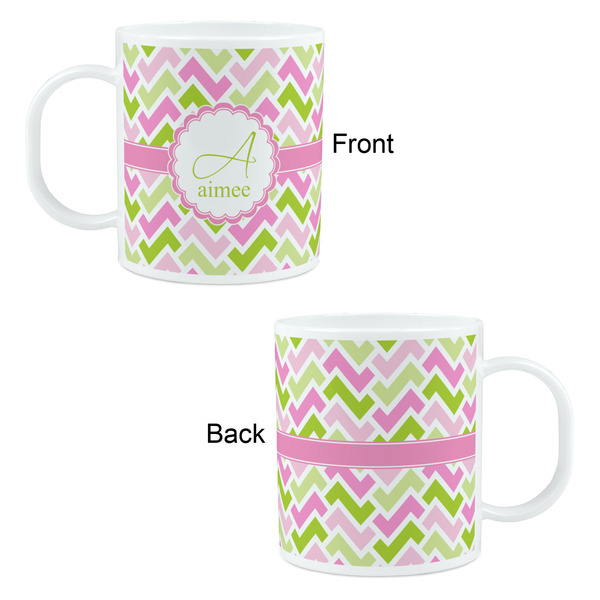 Pink & Green Geometric Kid's Mug - Apvl