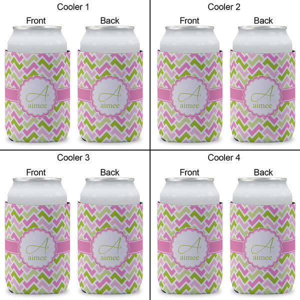 Pink & Green Geometric Can Sleeve (Approval)