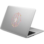 Pink & Green Geometric Laptop Decal (Personalized)