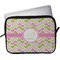 Pink & Green Geometric Laptop Sleeve / Case - 11" (Personalized)