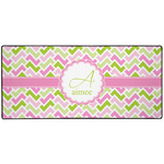 Pink & Green Geometric 3XL Gaming Mouse Pad - 35" x 16" (Personalized)
