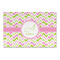 Pink & Green Geometric Large Rectangle Car Magnets- Front/Main/Approval