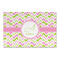 Pink & Green Geometric Large Rectangle Car Magnet (Personalized)