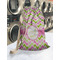Pink & Green Geometric Laundry Bag in Laundromat