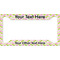 Pink & Green Geometric License Plate Frame - Style A
