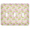 Pink & Green Geometric Light Switch Cover (3 Toggle Plate)