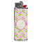 Pink & Green Geometric Lighter Case - Front