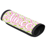 Pink & Green Geometric Luggage Handle Cover (Personalized)