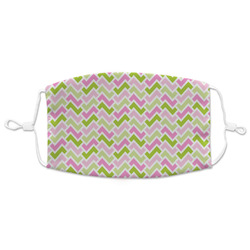 Pink & Green Geometric Adult Cloth Face Mask - XLarge