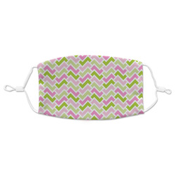 Pink & Green Geometric Adult Cloth Face Mask