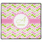 Pink & Green Geometric XL Gaming Mouse Pad - 18" x 16" (Personalized)