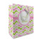 Pink & Green Geometric Medium Gift Bag (Personalized)