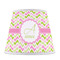 Pink & Green Geometric Poly Film Empire Lampshade - Front View