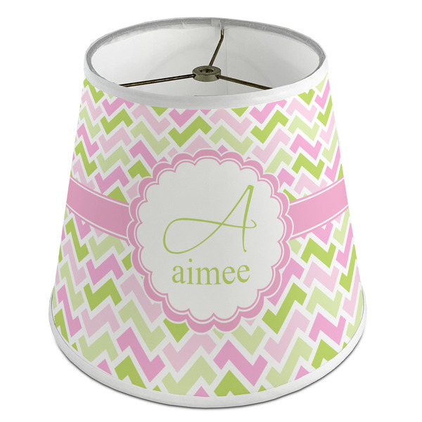 Custom Pink & Green Geometric Empire Lamp Shade (Personalized)