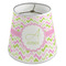 Pink & Green Geometric Poly Film Empire Lampshade - Angle View