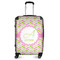 Pink & Green Geometric Medium Travel Bag - With Handle