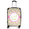 Pink & Green Geometric Suitcase - 24" Medium - Checked (Personalized)