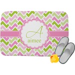 Pink & Green Geometric Memory Foam Bath Mat - 24"x17" (Personalized)