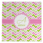 Pink & Green Geometric Microfiber Dish Towel (Personalized)