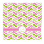 Pink & Green Geometric Microfiber Dish Rag (Personalized)