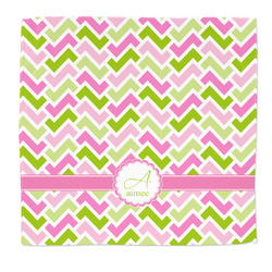 Pink & Green Geometric Microfiber Dish Rag (Personalized)