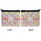 Pink & Green Geometric Neoprene Coin Purse - Front & Back (APPROVAL)