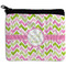Pink & Green Geometric Rectangular Coin Purse (Personalized)