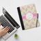 Pink & Green Geometric Notebook Padfolio - LIFESTYLE (large)