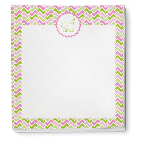 Pink & Green Geometric Notepad - Apvl