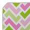 Pink & Green Geometric Octagon Placemat - Single front (DETAIL)