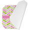 Pink & Green Geometric Octagon Placemat - Single front (folded)