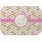 Pink & Green Geometric Octagon Placemat - Single front