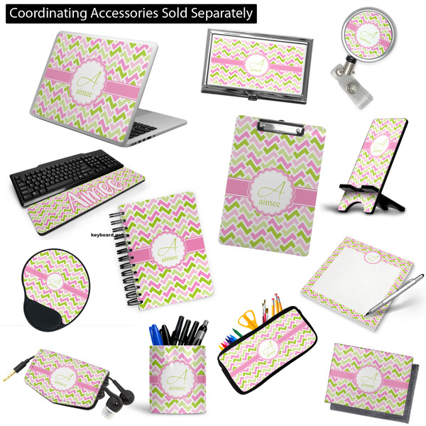 Pink & Green Geometric Office & Desk Accessories