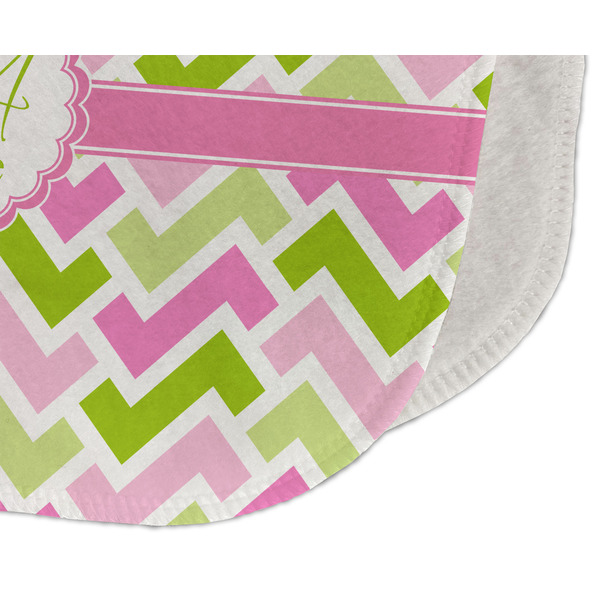 Pink & Green Geometric Old Burp Detail