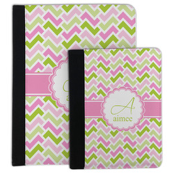 Pink & Green Geometric Padfolio Clipboard (Personalized)