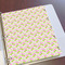 Pink & Green Geometric Page Dividers - Set of 5 - In Context