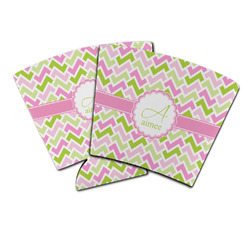 Pink & Green Geometric Party Cup Sleeve (Personalized)