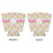 Pink & Green Geometric Party Cup Sleeves - with bottom - APPROVAL
