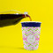 Pink & Green Geometric Party Cup Sleeves - without bottom - Lifestyle