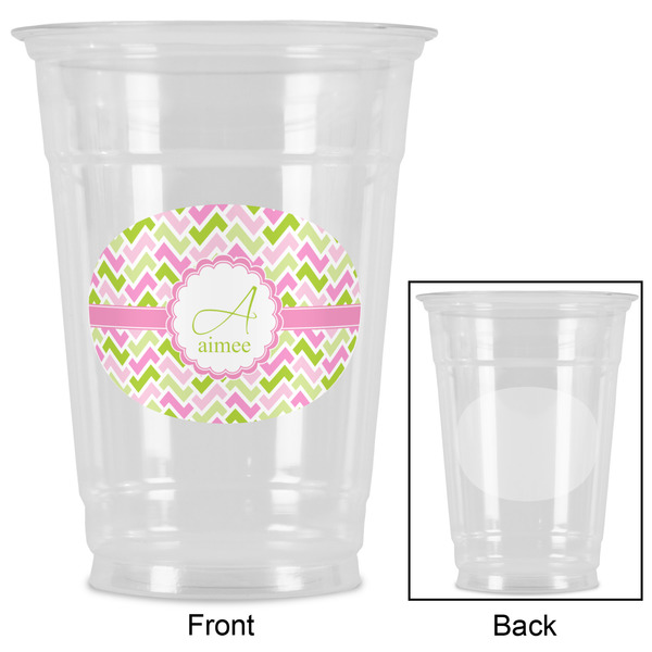 Pink & Green Geometric Party Cups - 16oz - Approval